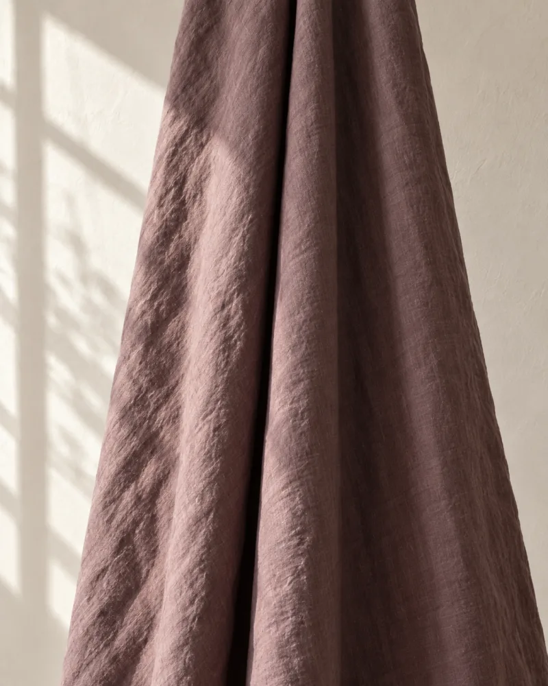 Serenity Stonewashed Linen Bedding Set — colour, hanging
